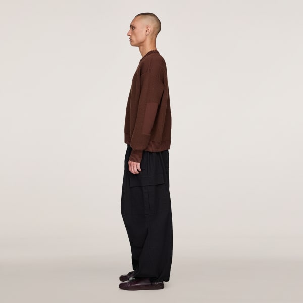 Y-3 adidas U TECH KNIT SWEATER ニット スウェット Adidas Y-3 Men Wool Jersey Sweater black