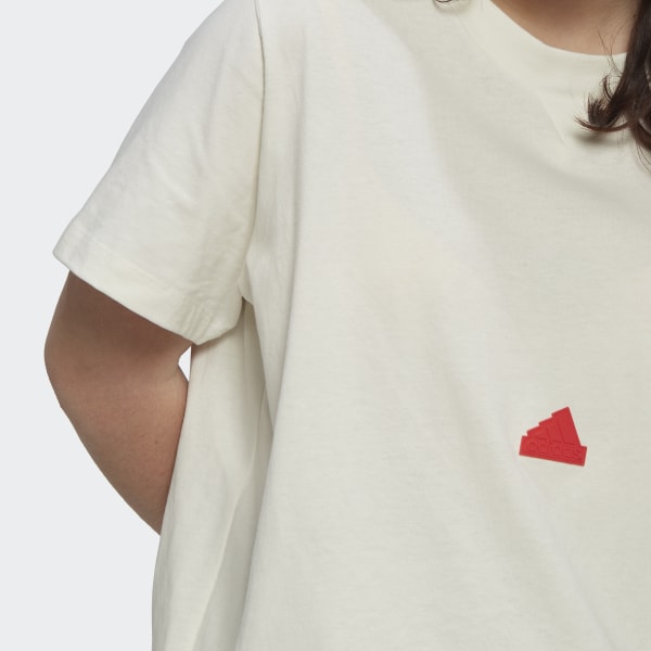 Wit T-shirt (Grote Maat) CV935