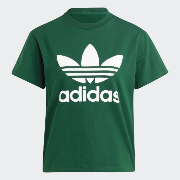 Groen Adicolor Classics Trefoil T-shirt