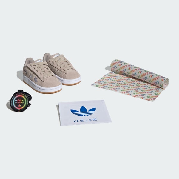 Beige 캠퍼스 00s LED 라이츠 컴포트 클로저 엘라스틱레이스