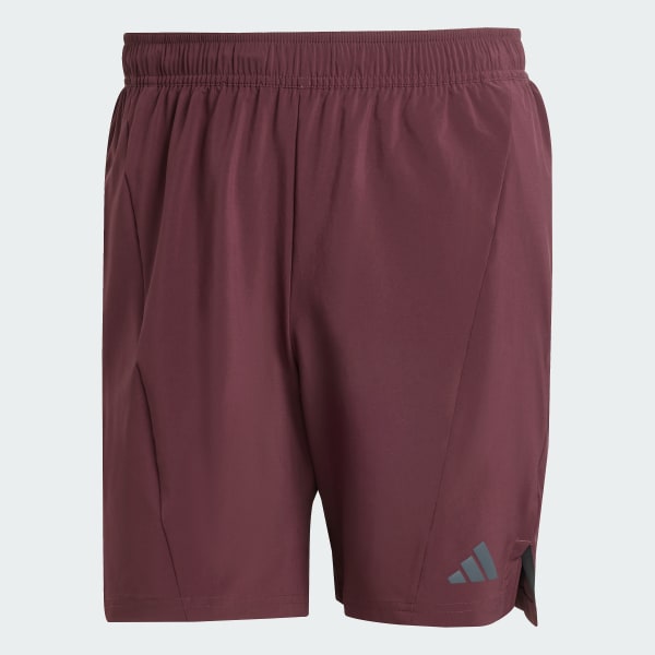 Burgundy Designed for Training Workout Shorts