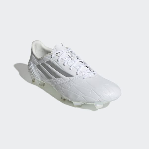 adidas F50 ADIZERO IV Leather Firm Ground Boots - White | adidas Australia
