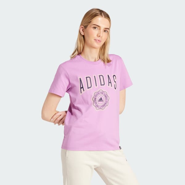 Purple Collegiate Graphic Tee