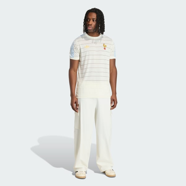 Blanc Pantalon cargo France Rugby 120 Years Crunch