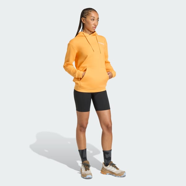 Naranjo Polerón con Capucha Terrex Multi Logo Pequeño