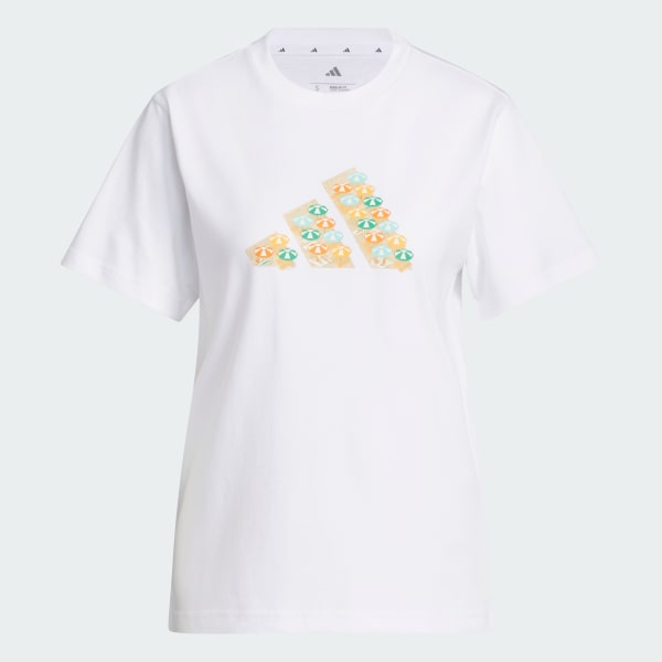 Branco CAMISETA ESTAMPADA UMBRELLAS BIG LOGO