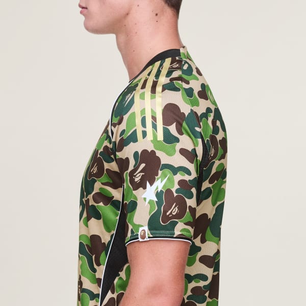 adidas BAPE JERSEY TOP - Green | Free Shipping with adiClub
