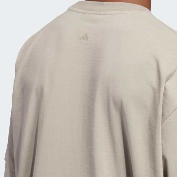 ★★Adairs★★ Basketball Tee Putty Beige JD6127 adidas Basketball Tee (Gender Neutral) - Beige | adidas