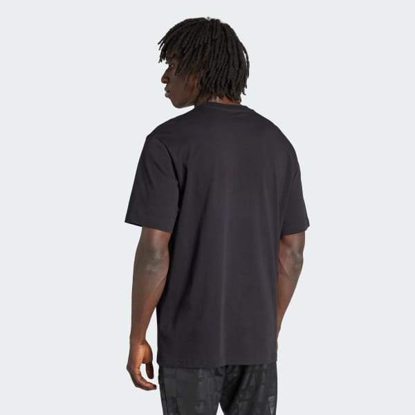 Black Monogram Loose Tee