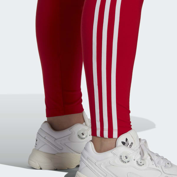 Buy Adidas Originals women plus size high rise training tight red