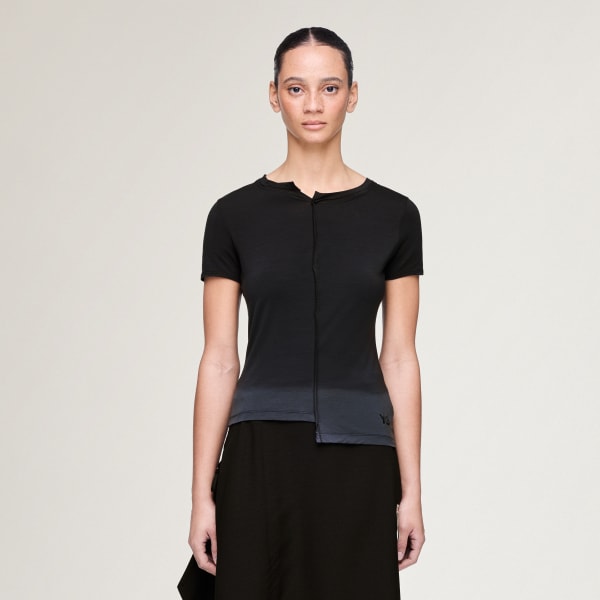 noir T-SHIRT AJUSTÉ DIP DYE Y-3