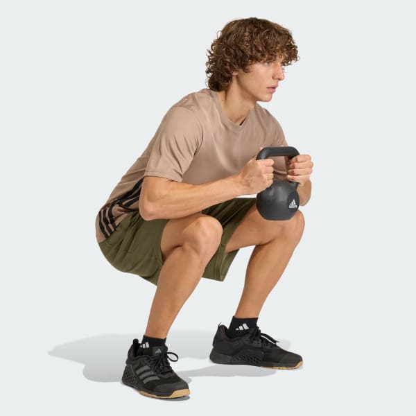 Cafe PLAYERA WORKOUT ESSENTIALS BASE 3 FRANJAS