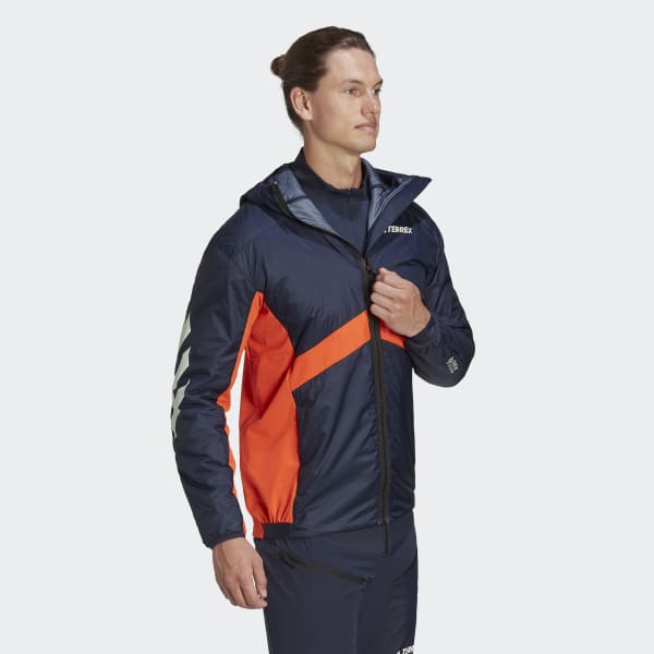 modrá Bunda Terrex Skyclimb Hybrid Insulation Ski Touring A8880