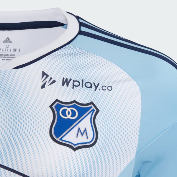 Gris Camiseta Visitante Millonarios FC 2023