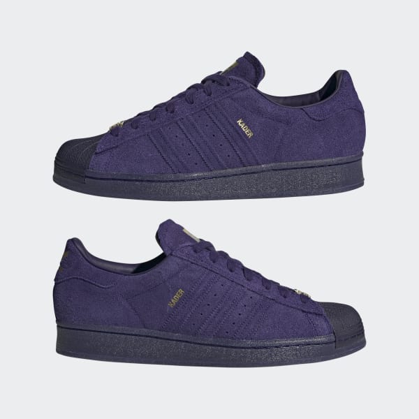 Adidas superstar adv by kader sylla purple skate shoes