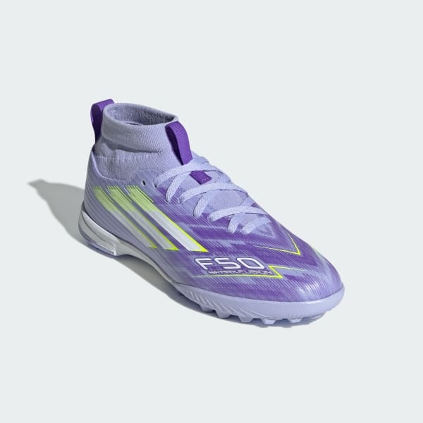 Morado Guayos para pasto sintético para niños F50 Sparkfusion League