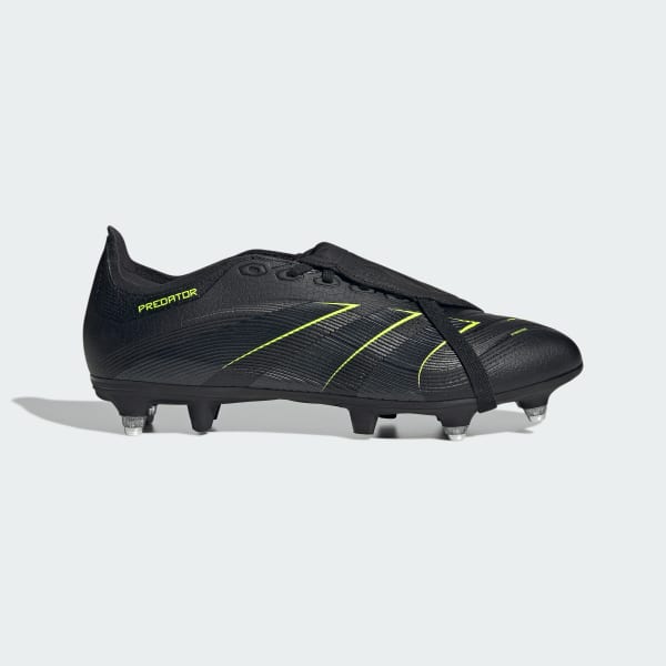 Noir Chaussure à languette rabattable pour terrains synthétiques Predator League