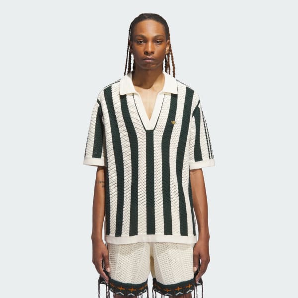 Green Clot Pique Polo by Edison Chen
