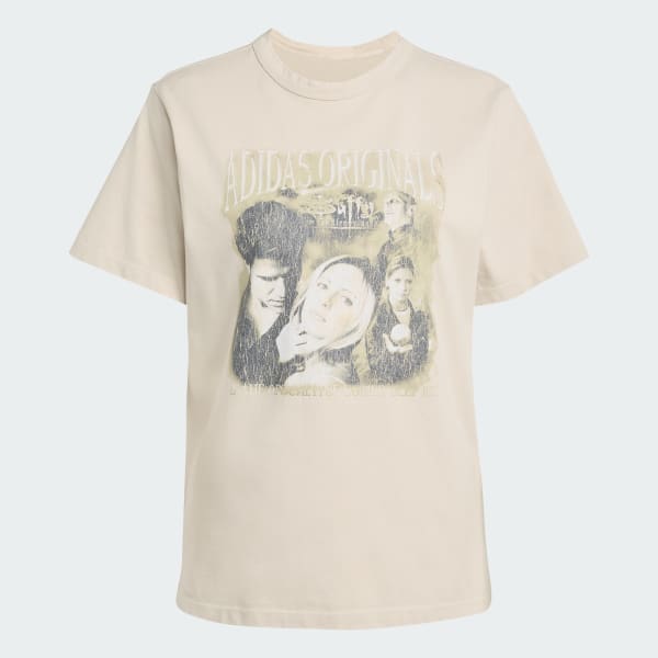 สีเบจ เสื้อยืด Adidas 20th Century Fox Disney