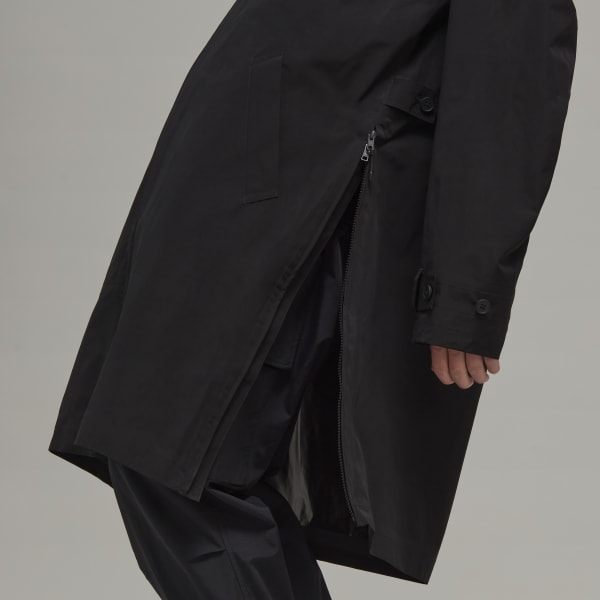 Czerń Y-3 Classic Dorico Nylon Car Coat ZF231