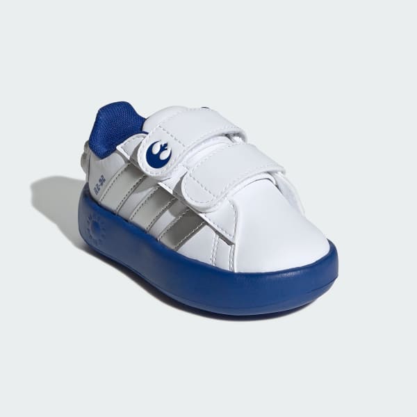White ADIDAS STAR WARS GRAND COURT 2.0 SHOES INFANTS