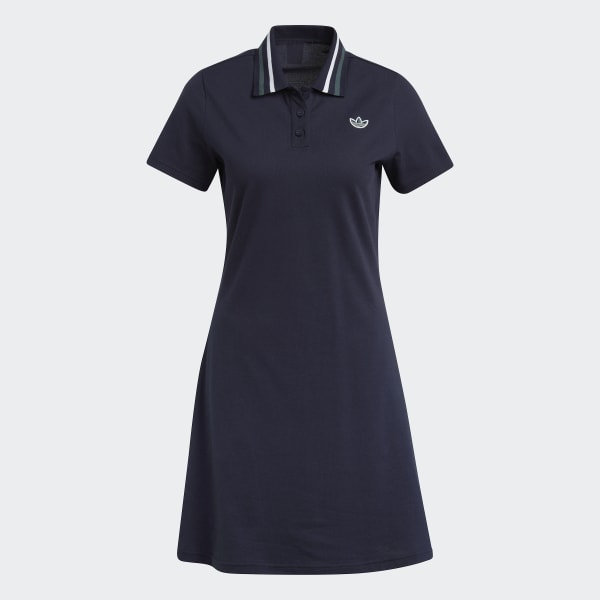 Blauw adidas Originals Class of 72 Polo Jurk MMR88