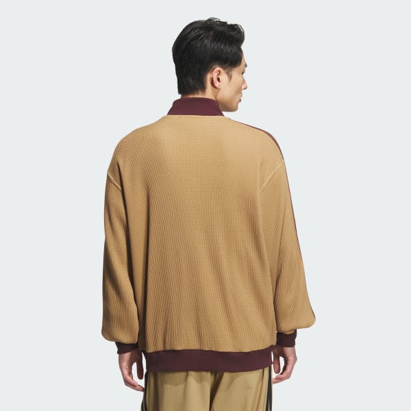 Marron CHAQUETA DEPORTIVA DE PUNTO