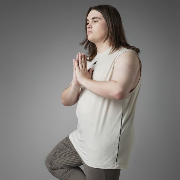Beige Débardeur de yoga Authentic Balance