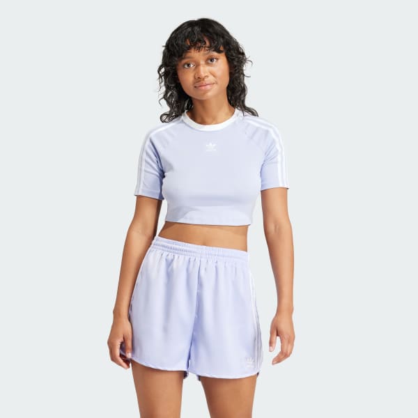 Purple Adicolor 3-Stripes Baby Tee
