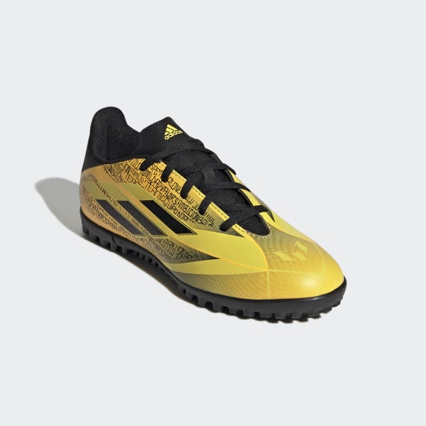 Dorado Zapatos de Fútbol X Speedflow. Messi.4 Pasto Sintético
