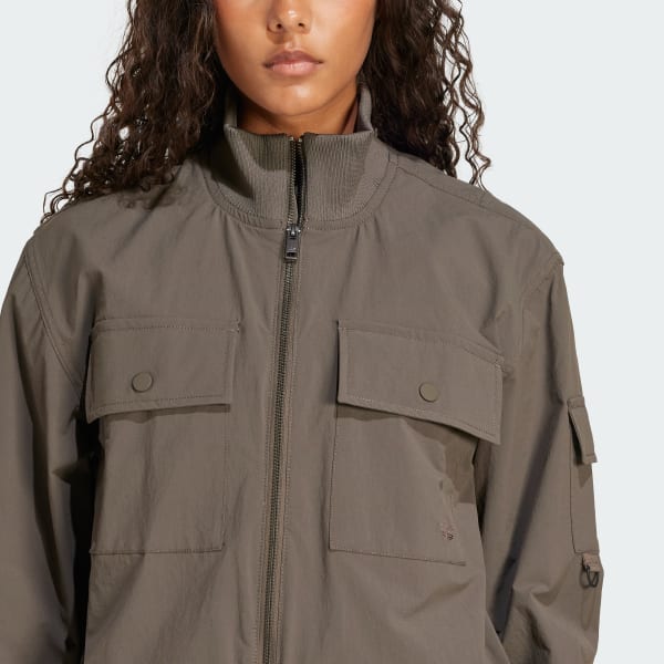adidas Premium Essentials Jacket Woven - Green | Free