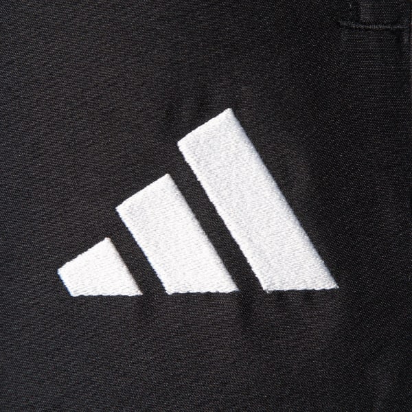 Black Woven adidas 3 Stripes Pants