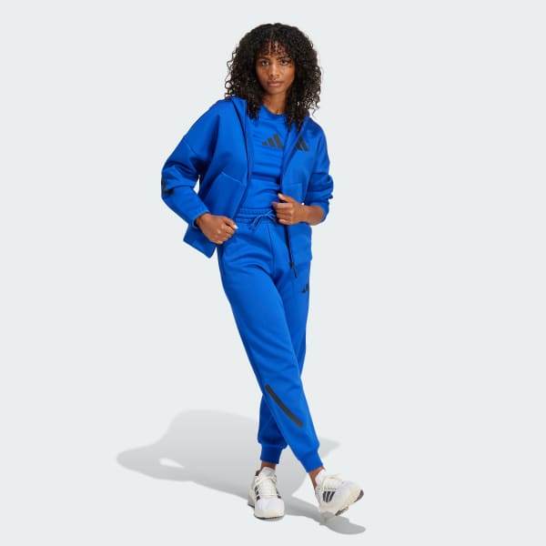 adidas Z.N.E. Full-Zip Hoodie - Blue | Free Shipping with