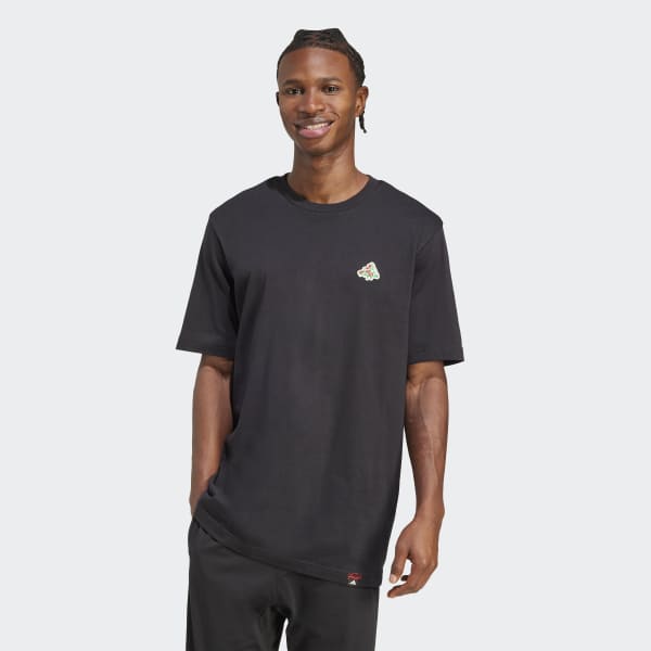 アディダス ミニピザ グラフィックTシャツ - ホワイト