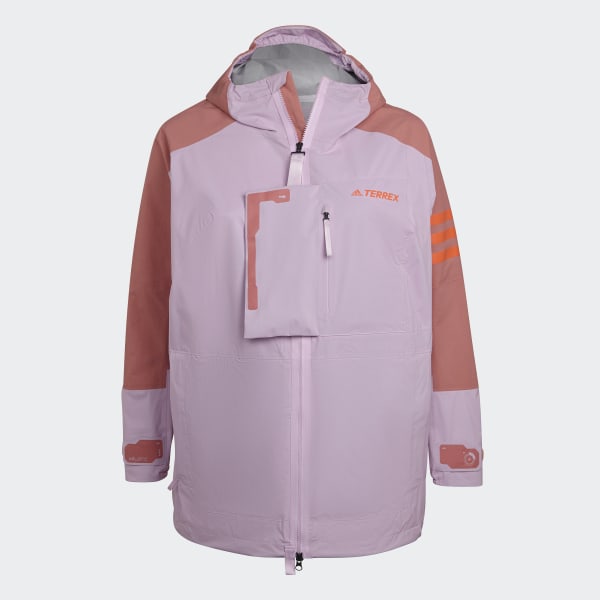 Lilla Terrex Xploric RAIN.RDY Plus Size vandrejakke
