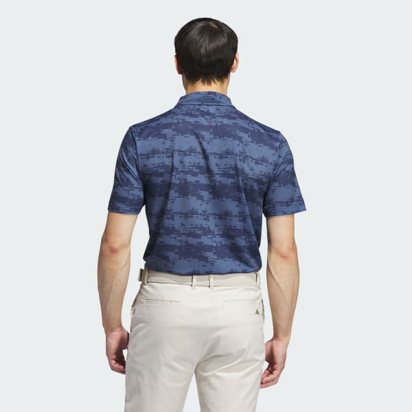 Blue Ultimate365 HEAT.RDY Stripe Polo Shirt