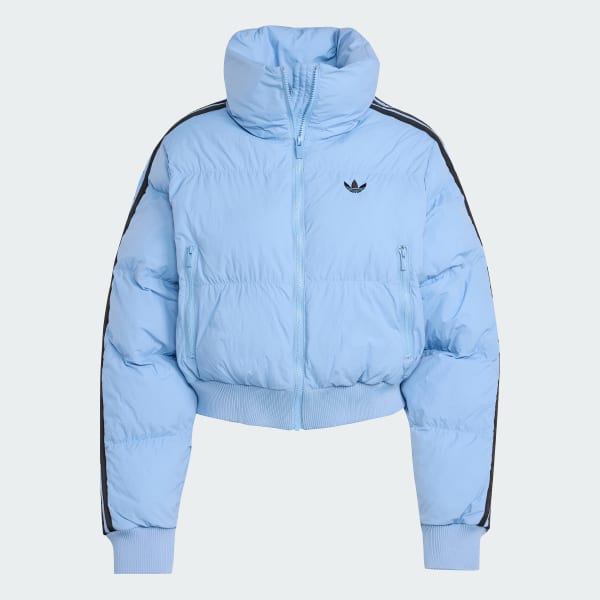 Blue 아디컬러 크롭 다운 푸퍼