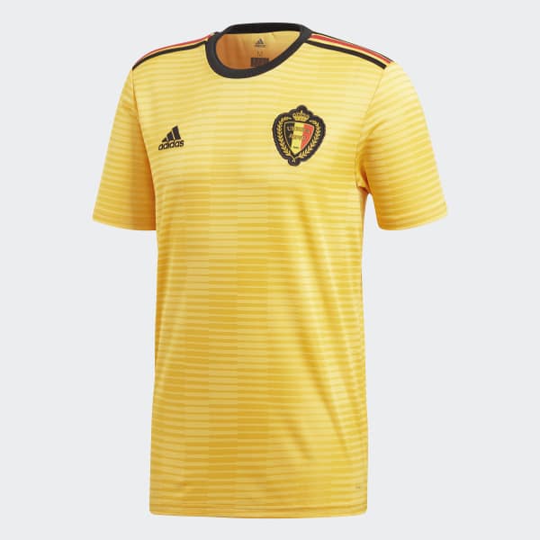 adidas Camiseta Oficial Selección de Bélgica Visitante 2018 - Dorado |  adidas Colombia
