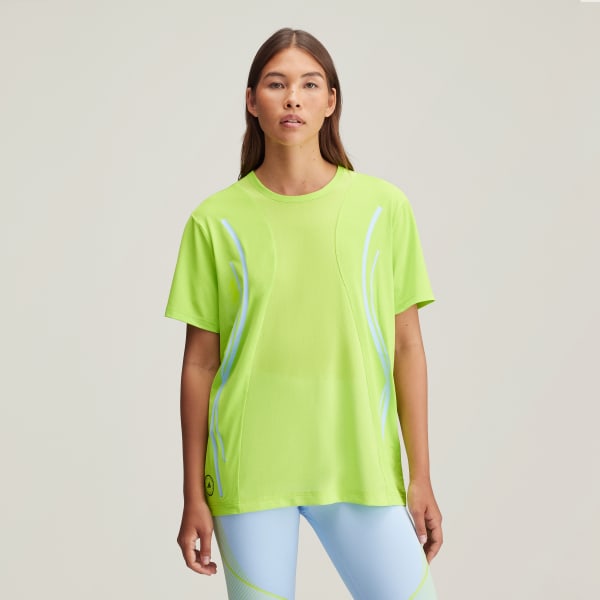 Yesil adidas by Stella McCartney TruePace Koşu Tişörtü