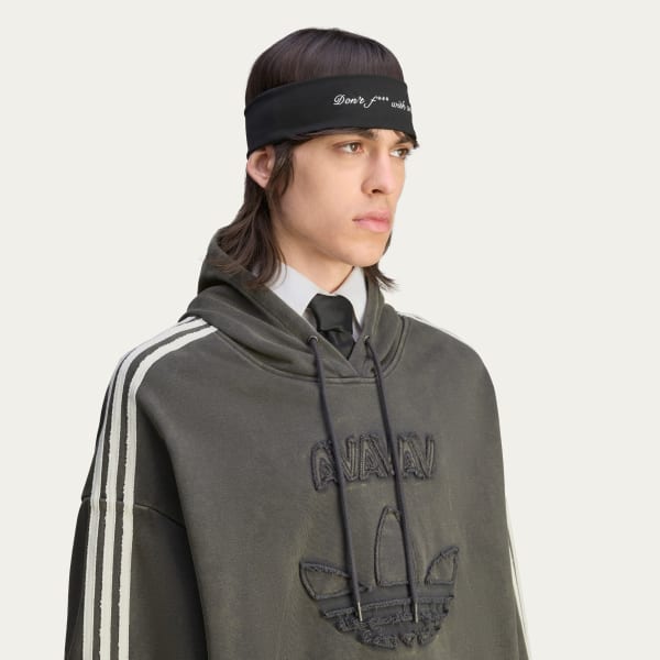 M】adidas × avavav ショルダーレスフーディ＆パンツ