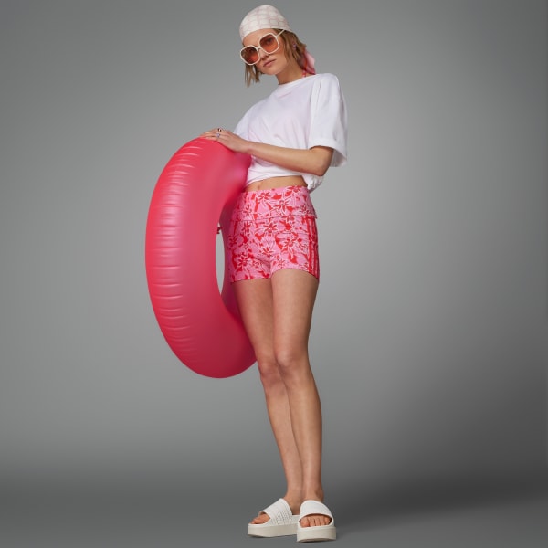 Pink Island Club Allover Print Shorts