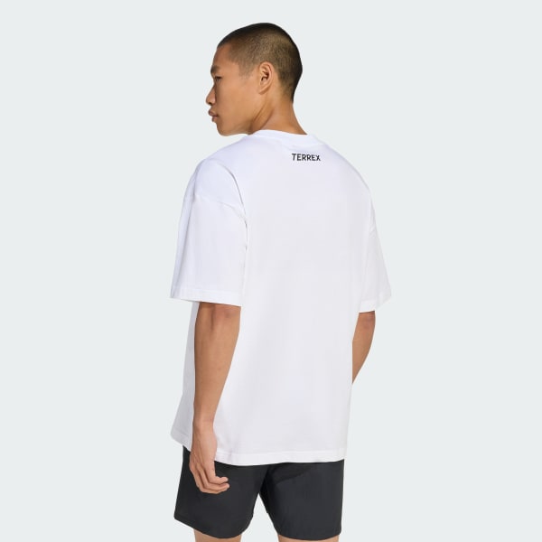 Putih T-SHIRT GRAFIS TERREX CAMPER