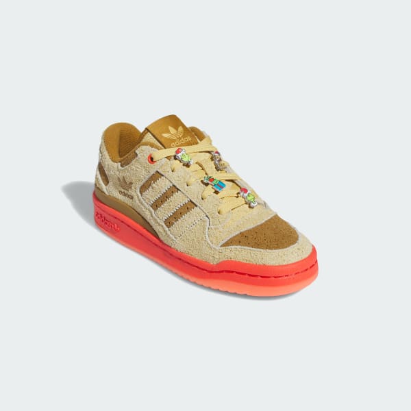 สีเบจ รองเท้า Forum Low CL The Grinch