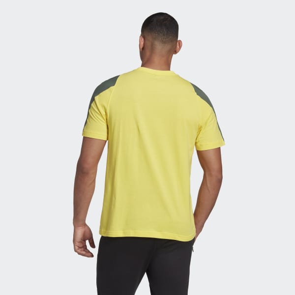 Amarelo T-shirt Badge of Sport Future Icons DO009