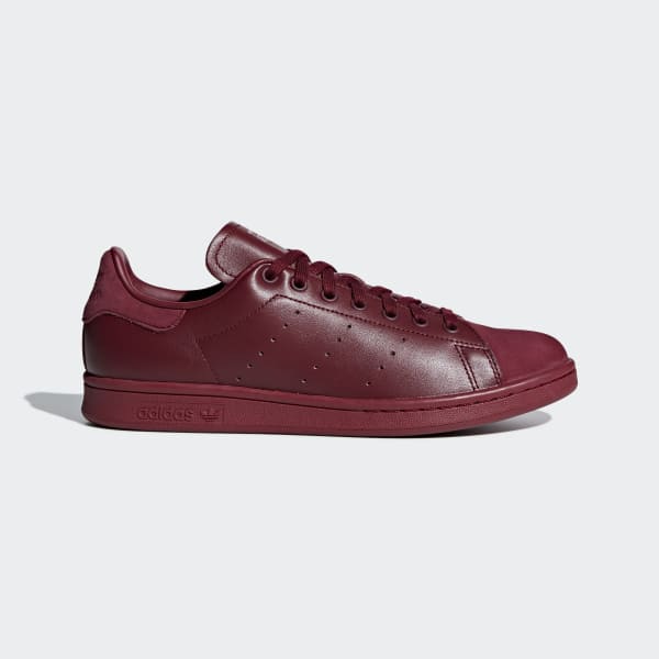 Men's Stan Smith All Burgundy Shoes | adidas US