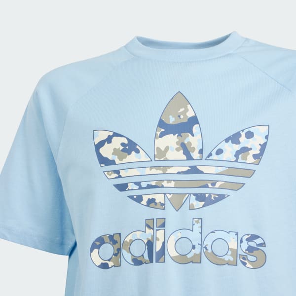Adidas blue camo t shirt sales