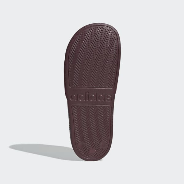 Bordowy adilette Shower Slides