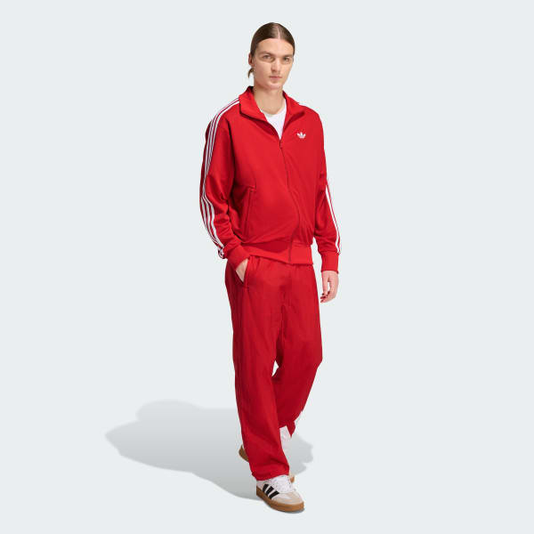 Red ADICOLOR BLOCKED TRACKPANTS