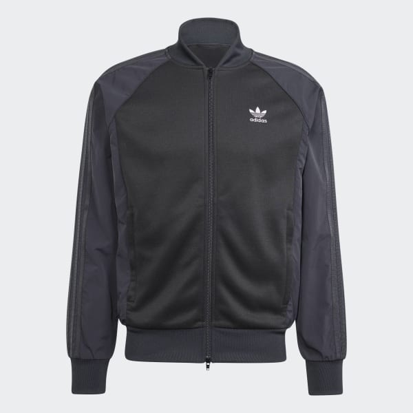 adidas Adicolor Re Pro SST Material Mix Track Jacket Black adidas Thailand