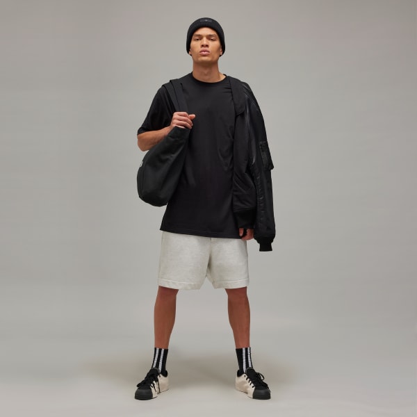 Grey Y-3 French Terry Shorts